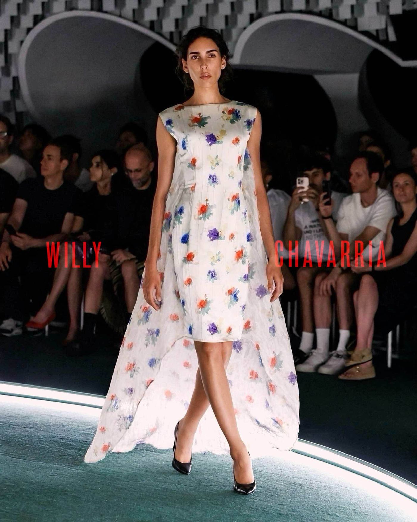 Willy Chavarria SS27 runway featuring Raya Martigny